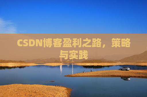CSDN博客盈利之路，策略与实践